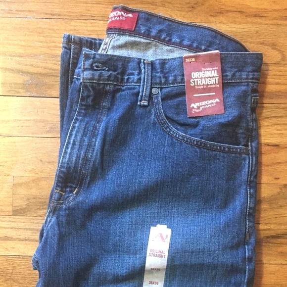 NWT🔥36×36 Arizona Jean Co. Straight Leg Jeans - Picture 2 of 2